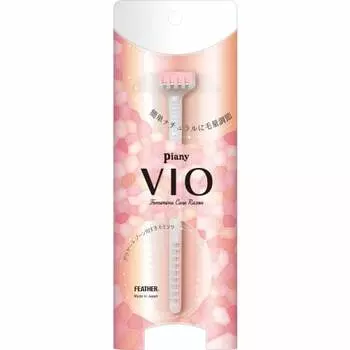 Безопасная бритва Feather FEATHER Peaniy VIO для деликатных зон, удаление нежелательных волос, сделано в Японии, женская бритва Suki, триммер, 1 шт. (х 1)