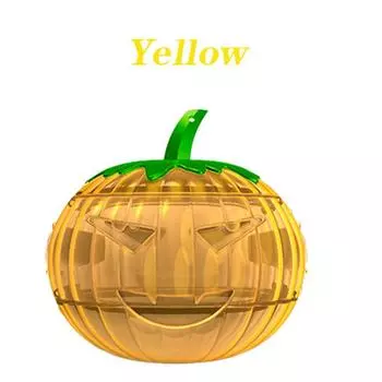 Безопасная и эффективная ловушка для фруктовых мух в форме тыквы, подходит для использования в помещении и на открытом воздухе, подвешивается жёлтый