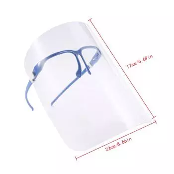 Безопасная кухонная кулинария, защита от брызг масла, прозрачная маска для лица, защитная маска, кухонные аксессуары, случайная компания
