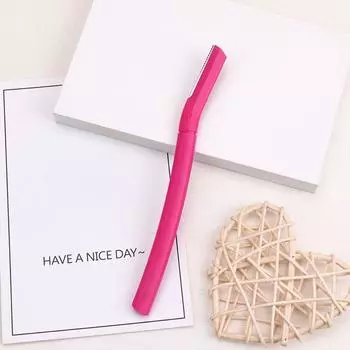 Безопасная макро бритва для бровей с прямой ручкой, противоскользящая, прочная, многофункциональная, многоцелевая, инструменты для макияжа, для девушек