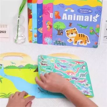 Безопасная стильная забавная игрушка-головоломка с прекрасным качеством изготовления, магнитная игрушка-головоломка с животным миром E