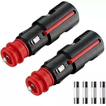 Безопасная универсальная вилка 21 мм Zig./12 мм Din вилка автомобильного прикуривателя 12 В-24 В розетка прикуривателя стандартная вилка с предохранителем 10 А 16 А для легкового автомобиля грузовика M 8x5x5cm