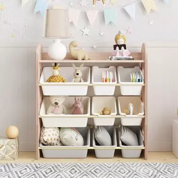 Безопасное хранение игрушек из натурального дерева. Широкая, большая, натуральная, легко фотографируемая стойка для подарков на празднование рождения ребенка! подарок, тип, 88, емкость, дерево,