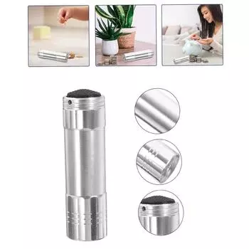 Безопасное решение для хранения вещей. Скрытый отсек. Универсальное хранилище. Скрытый отсек для ценных вещей в переносной лампе. чёрный