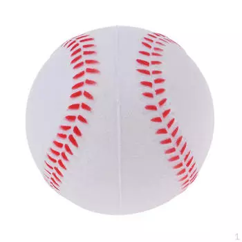 Безопасность Бейсбол Практика Обучение PU Софтбольные Мячи Спортивная Командная Игра Белый