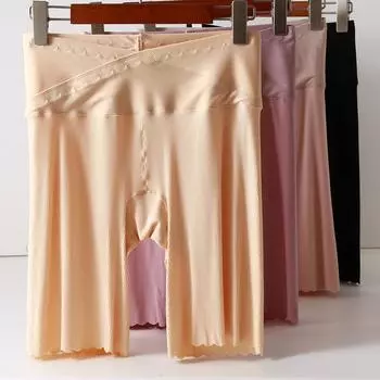 Безопасность большого размера с нижним бельем в области промежности Нет необходимости носить нижнее белье Трусики с высокой талией пять четвертей XL