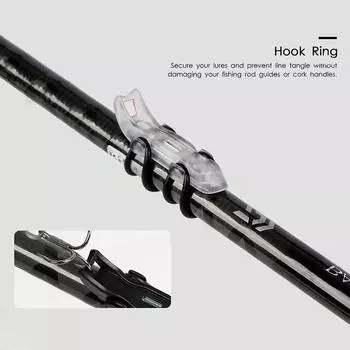 Безопасность Держатель рыболовного крючка Резиновые кольца Держатель для приманки Пресная вода Морская вода прозрачный