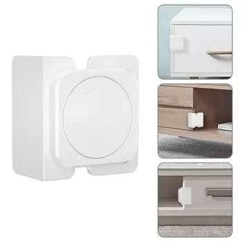 Безопасность детей, домашний замок для холодильника, детские антиоткрытые дверные замки для холодильника и морозильной камеры, многофункциональная пряжка для шкафа, защита для малышей 2pc белый