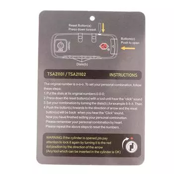 Безопасность Фиксированный замок для шкафа, шкафчика, навесной замок для TSA, 3-значный пароль, дорожная сумка, чемодан, аксессуары для багажа