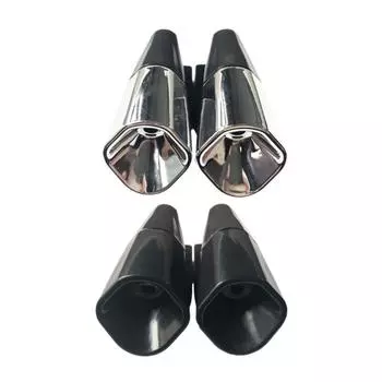 Безопасность на открытом воздухе Автомобильный свисток Физическая ультразвуковая сирена для животных Отпугиватели оленей Мотоциклы Грузовики Устройство оповещения Сигнализация Инструмент 2x чёрный