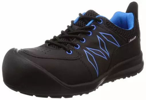 Безопасность Работа Широкий Стальной Масляный Каблук Удароотражающий JSAA A Mandom Безопасность ШИРОКИЙ Унисекс см [Margo] Обувь, Обувь, Носок, Устойчивый, Поглощение, Материал, чёрный