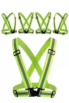 Безопасность светоотражающие дорожные знаки ночью для строительства несколько наборов (АФРОМАРКЕТ) Жилет, Жилет, Безопасность, Охрана, Руководство, Охранник, Фабрика, Сайт,