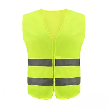 Безопасность Светоотражающий жилет с высокой видимостью Защита строительной площадки Светоотражающий жилет Автомобильные светоотражающие жилеты Светоотражающая куртка зелёный