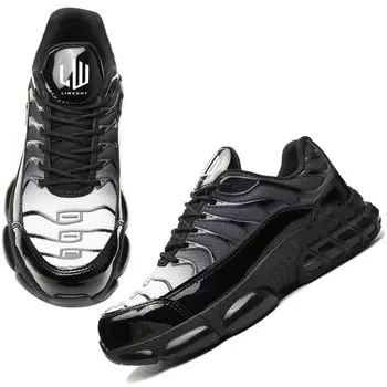 Безопасность труда Безопасность труда Стальной носок Защитный скользящий носок Строительная площадка Работа Сверло для ногтей Черный [LIWEGHT] Обувь, Обувь, Мужская обувь, Женская обувь,