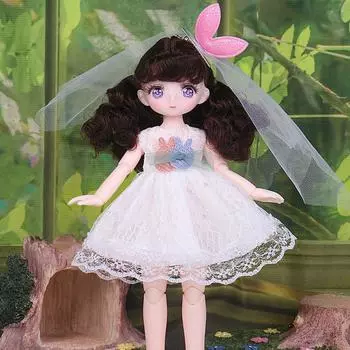 Безопасные 23 см игрушки для одежды Красивые куклы для девочек, игрушки для принцесс BJD Baby Doll для детей B