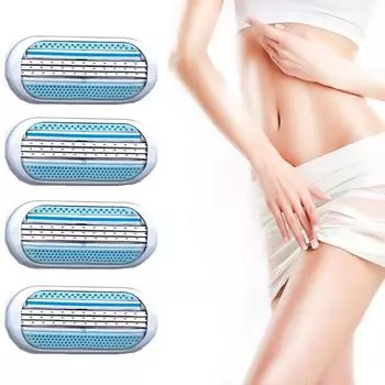 Безопасные бритвы, 4 шт., триммер для волос в ушах Venus для бритья для женщин, 3 лезвия