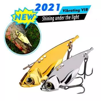 Безопасные металлические твердые приманки с двойными крючками из цинкового сплава для рыбалки 5g золотистый