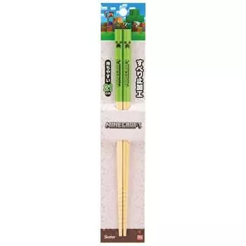 Безопасные палочки для еды Skater Bamboo 21 см Minecraft Creeper Палочки для еды Creeper ANT4-A