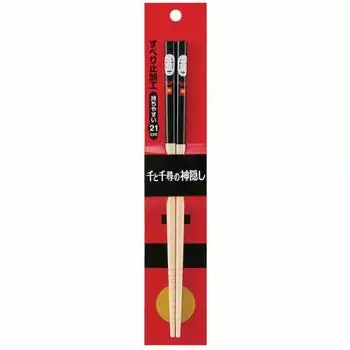 Безопасные палочки для еды Skater Bamboo 21 см, палочки для еды Spirited Away Kaonashi Ghibli ANT4-A