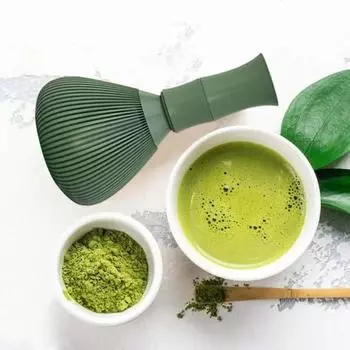 Безопасный блендер для матча Японский венчик для чая Матча Инструменты Венчик для матча Приготовление порошка для чая Матча чёрный