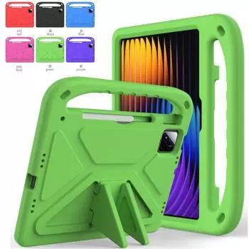 Безопасный для детей мягкий чехол EVA для Xiaomi Pad 7 Pro 11,2 дюйма, противоударный чехол для планшета Mi Pad 7 Pro 11,2 дюйма 2024 Xiaomi Pad 7 11.2 красный