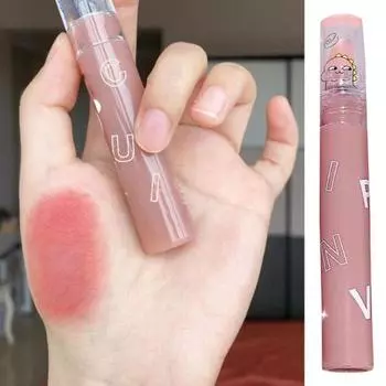 Безопасный гладкий натуральный матовый блеск для губ Beauty Lacquer для женщин A