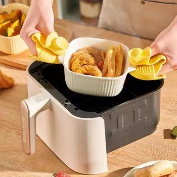 Безопасный и удобный кухонный инструмент Практичные и безопасные кухонные принадлежности Перчатка в форме сердца Мини-варежка для кухни синий