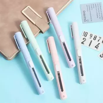 Безопасный мини-резак для бумажной работы, прецизионный художественный резак для дневника, складной резак для ручек-ножниц, резак для наклеек розовый