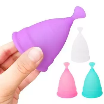 Безопасный моющийся менструальный диск для женщин, альтернативная чашка для менструации, женские принадлежности S розовый