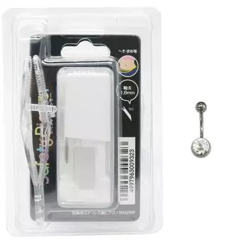 Безопасный пирсинг JPS, медицинская игла из нержавеющей стали 14 калибра для пупка и бровей, тип апрель