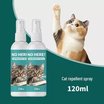 Безопасный спрей для домашних животных: Средство отпугивания кошек для предотвращения мочеиспускания, 120 мл 1 bottle