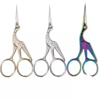 Безопасный триммер для носа из нержавеющей стали, ножницы с круглой головкой, ручное удаление волос, машинка для стрижки волос, чайная церемония, ножницы для чайных пакетиков