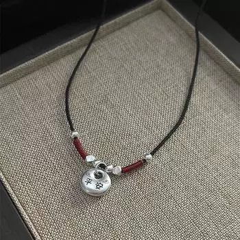 Безопасный замок, повседневное универсальное ожерелье, подходящее для подарков детям