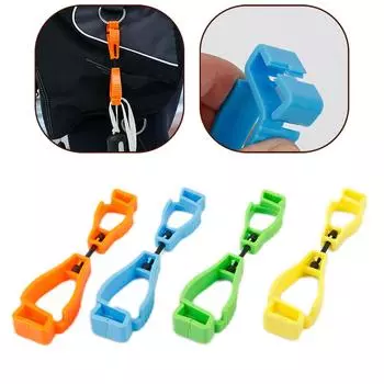 Безопасный зажим для перчаток Универсальный износостойкий зажим из 3 предметов зелёный