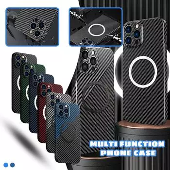 Безрамная текстура из углеродного волокна для чехла для телефона, чехол из углеродного волокна для минималистского дизайна 14pro One Size чёрный