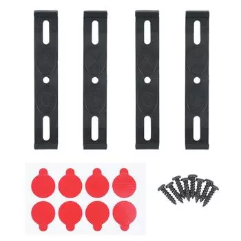 Безрамное крепление номерного знака, 4 шт., устойчивая к погодным условиям, безрамная рамка номерного знака, рамка автомобильной бирки, простая установка для автомобильных бирок