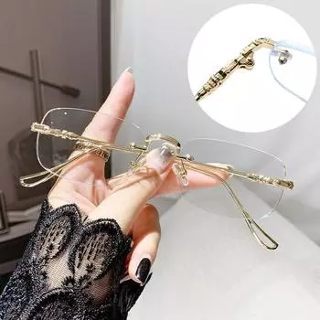 Безрамные металлические очки с защитой от синего света, женские и мужские очки в крупной оправе, защита глаз, ультралегкие очки, очки для офиса и компьютера серебряный