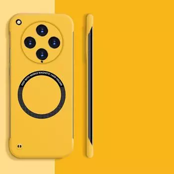 Безрамный жесткий пластиковый чехол для Magsafe Magnetic Wireless Charge Back Matte Cover для OPPO Find X8 X8Pro Pro For Find X8 Pro чёрный