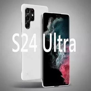 Безрамочный тонкий матовый жесткий чехол на заднюю панель для Samsung Galaxy S23 FE S24 Ultra S21 FE S22 Plus 5G противоударный чехол Fundas Coque For Galaxy S23 прозрачный