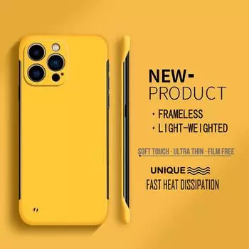 Безрамочный жесткий матовый чехол для телефона из поликарбоната для iPhone 15 14 Plus 13 12 Mini 11 Pro XR X XS Max, защитный чехол-бампер For iPhone XR мятный