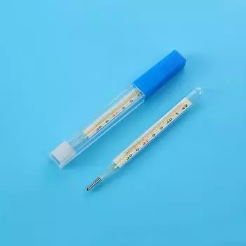 Безртутный нетоксичный классический оральный стеклянный термометр C&F-термометр с двойной шкалой, большой экран, клиническое измерительное устройство, температура лихорадки