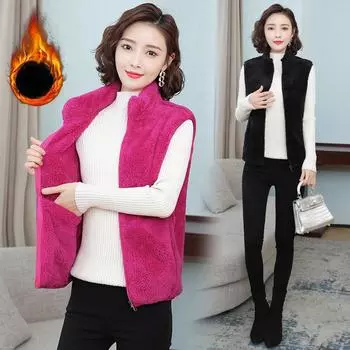 Безрукавка Женский длинный жилет Женский жилет Безрукавка Женские жилеты на молнии M верблюд