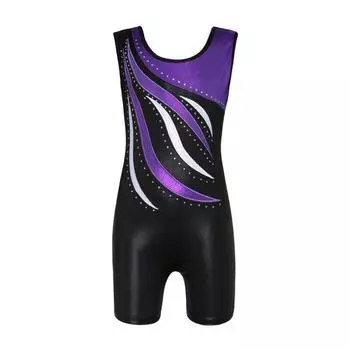 Безрукавки Romper Radium Highlights Цвет Соответствие Костюм Тело Балет Гимнастика Танцевальная практика Одежда для 5-12 лет 10