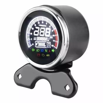 Безумная распродажа Апрельские подарки Апрельские подарки Тахометр Скорость ЖК-цифровой одометр Удобный в использовании для мотоцикла велосипеда мотоцикла автобайка Защита от ржавчины