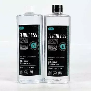 Безупречная эпоксидная смола для морского искусства, эпоксидная смола с высокой вязкостью, 1 кг, покрытие Cell Wave, высыхающее/высоко 2-компонентное