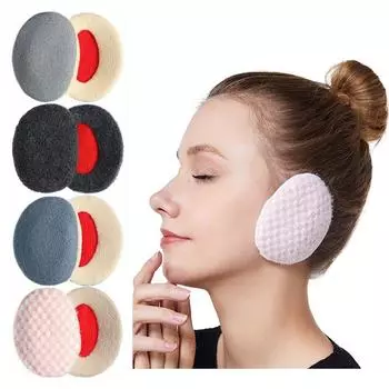 Безушные наушники для мужчин, женщин, детей, зимние толстые теплые наушники, ветрозащитные наушники для защиты ушей в холодную погоду