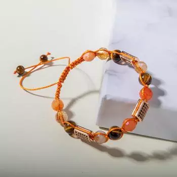 Безусловная любовь Натуральный камень Циркон браслет