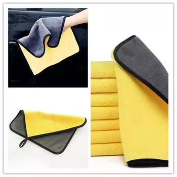 Безворсовое, впитывающее полотенце для мытья автомобиля — идеально подходит для вытирания и чистки Ordinary 30*30cm double-sided