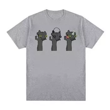 Беззубик танцы забавные мем графические футболки мужские женские летние повседневные футболки высокого качества большого размера футболка из 100% хлопка топы S чёрный