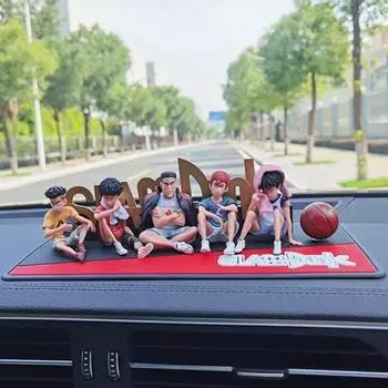 BF Slam Dunk Фигурка Автомобиль Парковка Номерной знак Товары Базовый набор + Нескользящий коврик, корейский автомобиль аксессуары